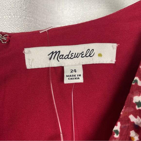 Madewell Starviolet Mini Dress Ditsy Floral Sz.24W NWT - Picture 8 of 16